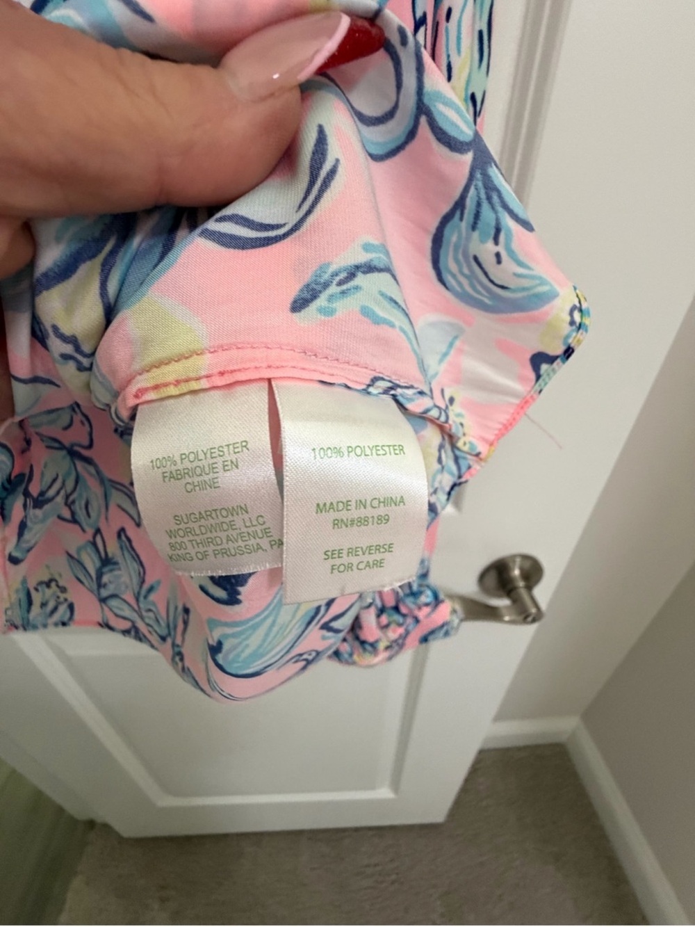 NWOT Lilly Pulitzer Maisel Top featuring a long-sleeve design - Picture 6 of 9
